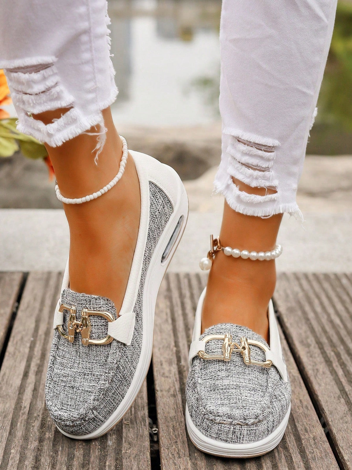 Emelia | Mocasines Planos con Hebilla