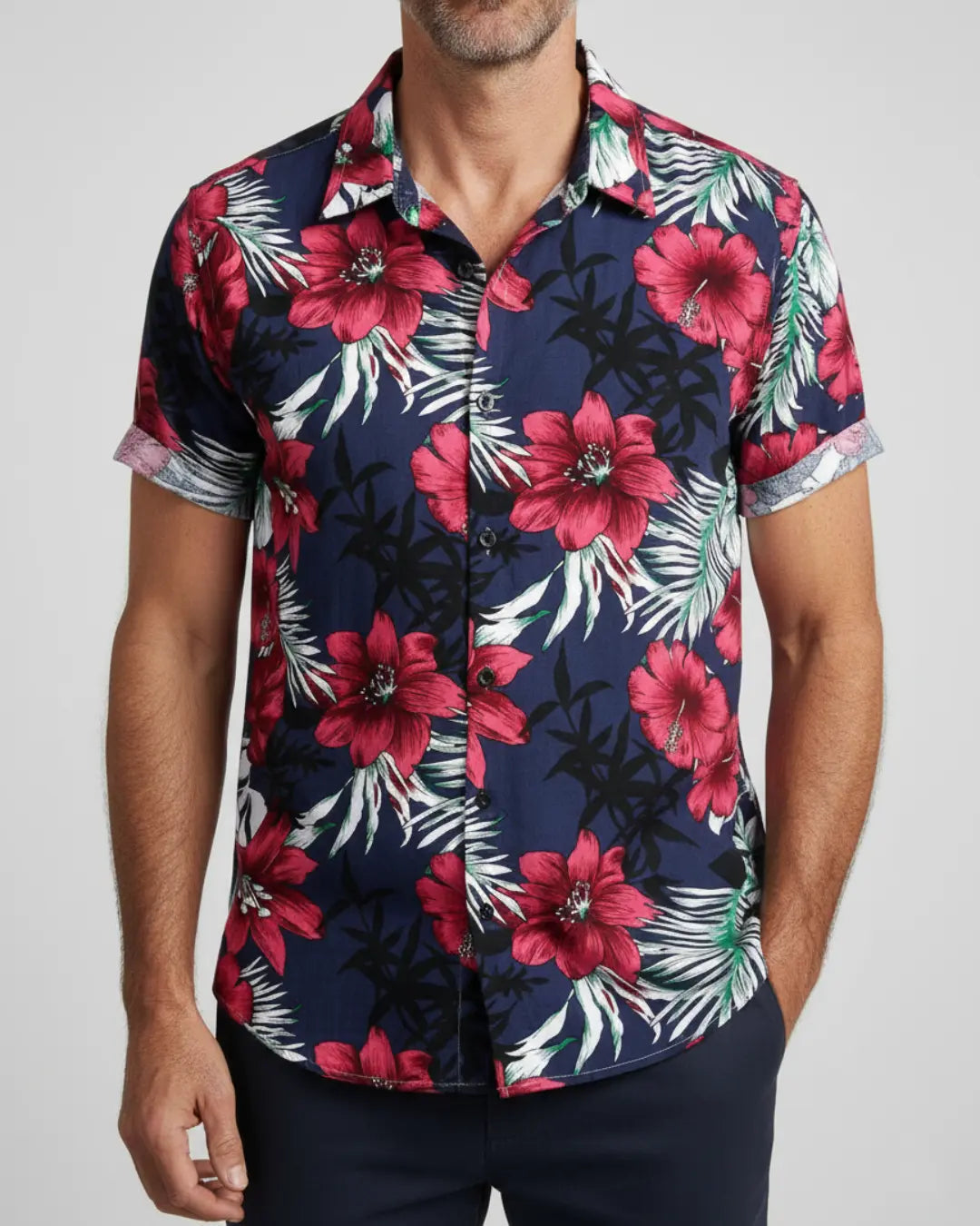 Bruno | Camisa con estampado floral
