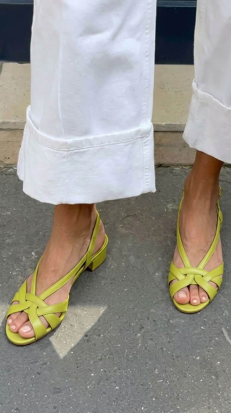 Eloísa | Sandalias Slingback Tiras Cruzadas