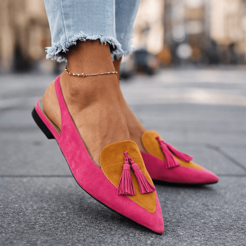 Desideria | Sandalias de tiras con borlas