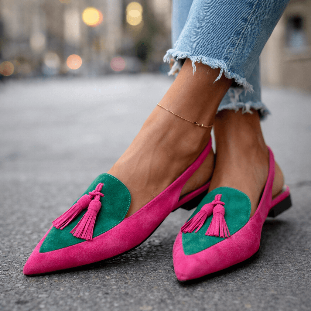 Desideria | Sandalias de tiras con borlas