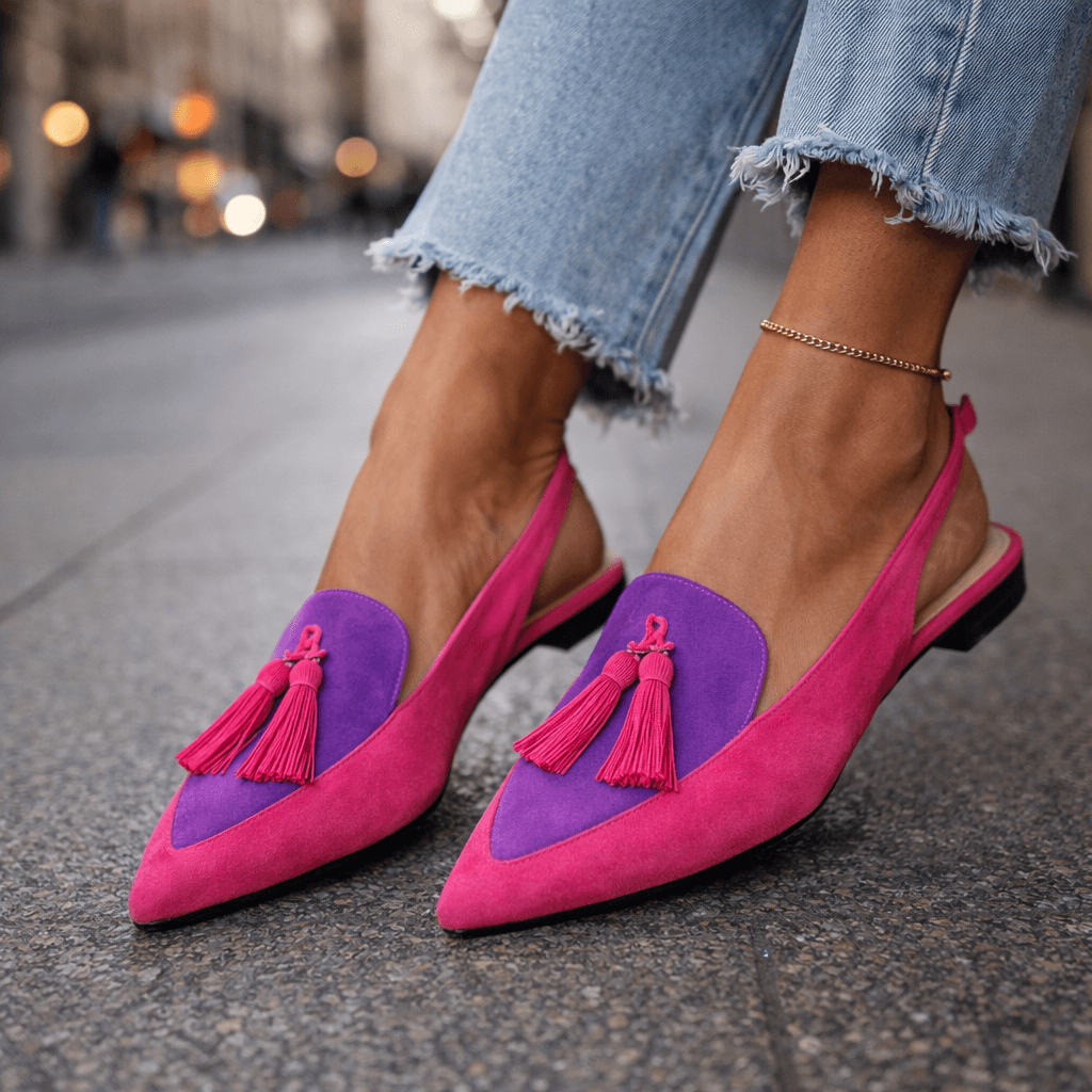 Desideria | Sandalias de tiras con borlas