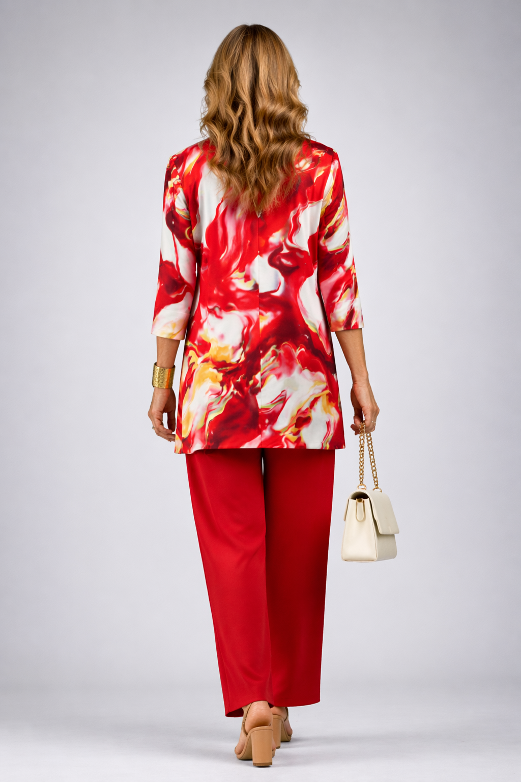 Jana | Conjunto de Tres Piezas Rojo