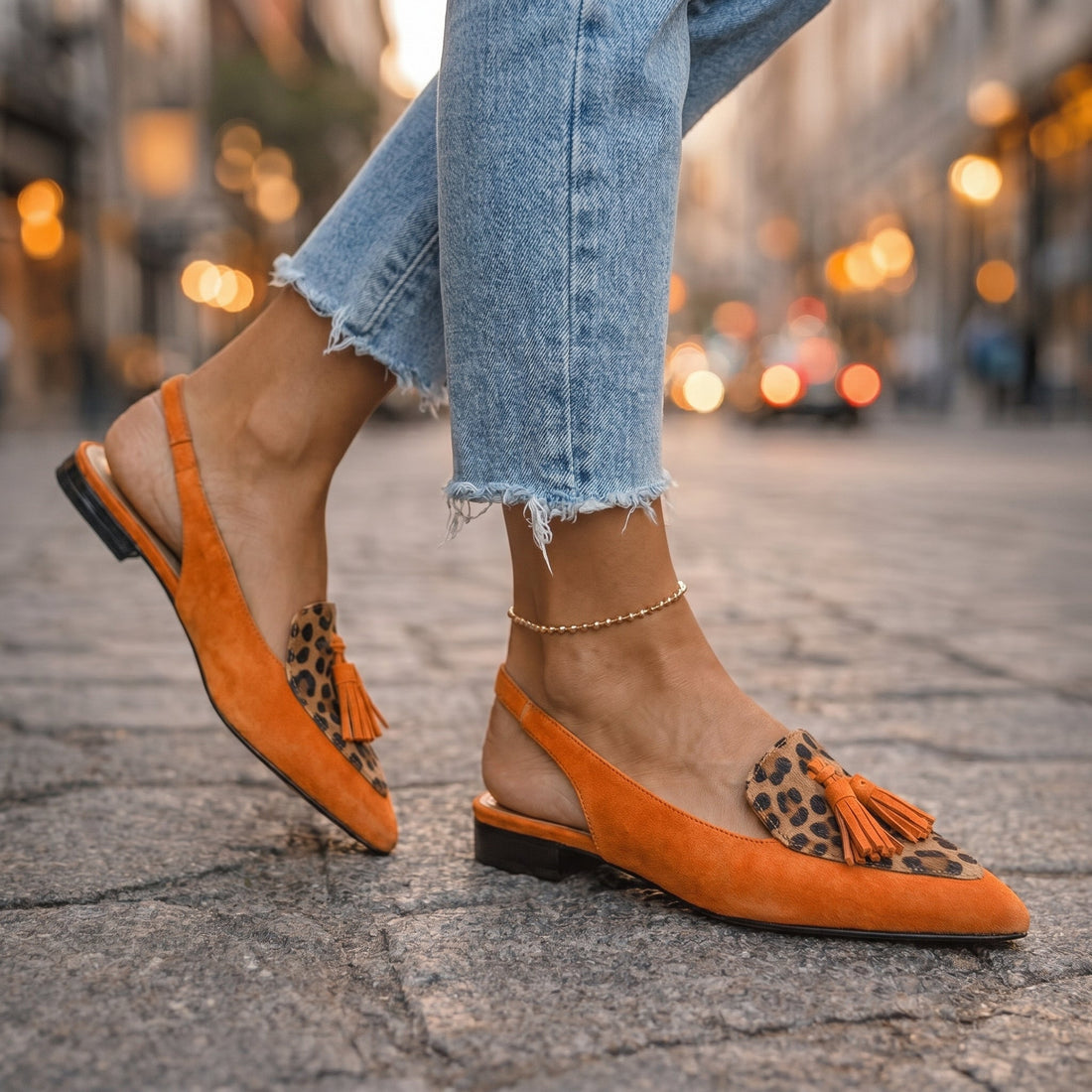 Desideria | Sandalias de tiras con borlas