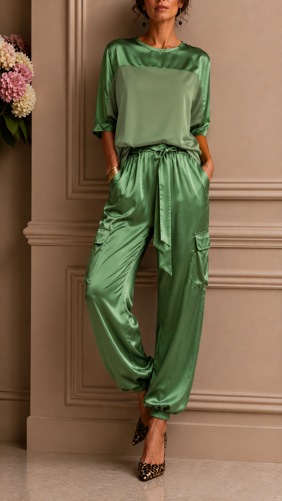 Lurelle | Elegante conjunto de dos piezas con una caída fluida