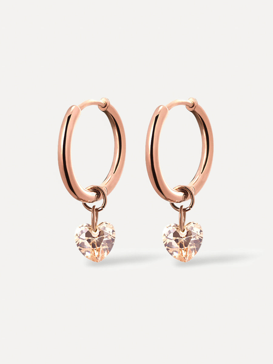 Delicate Heart Earrings