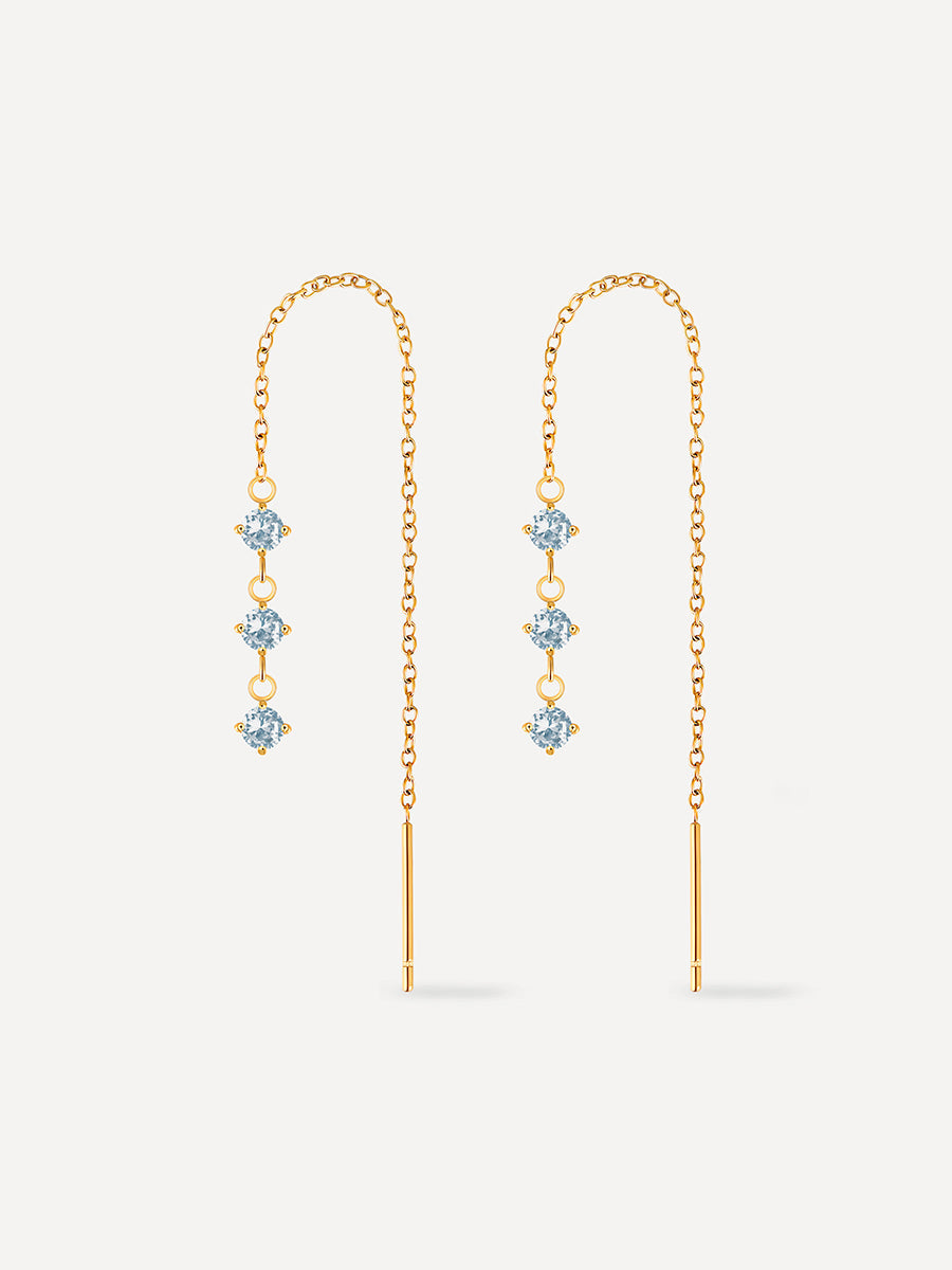 Pendientes de gota de lluvia Kaleidos