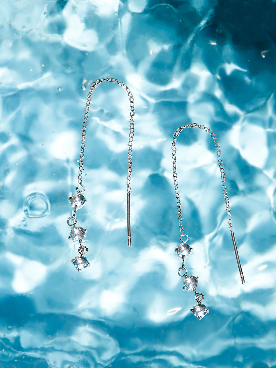 Pendientes de gota de lluvia Kaleidos