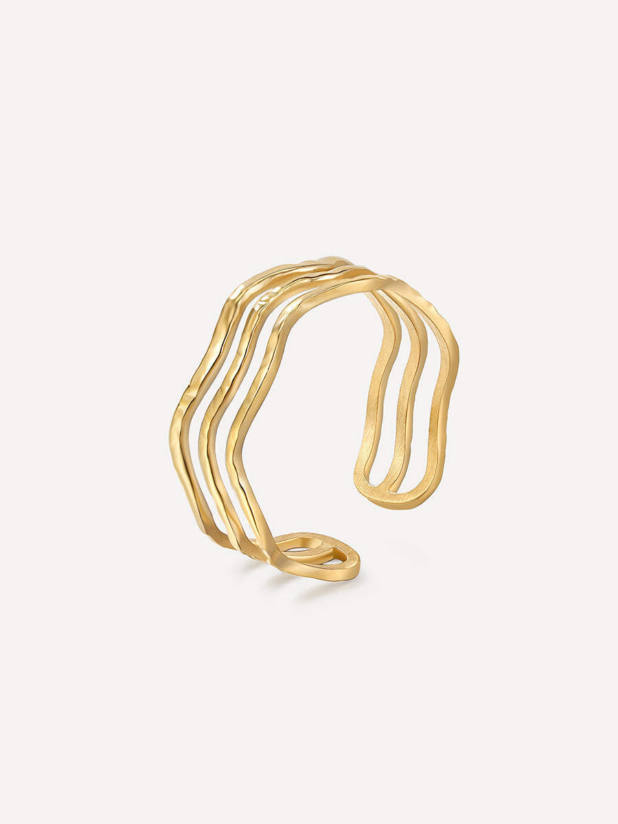 Happy Wave Ring