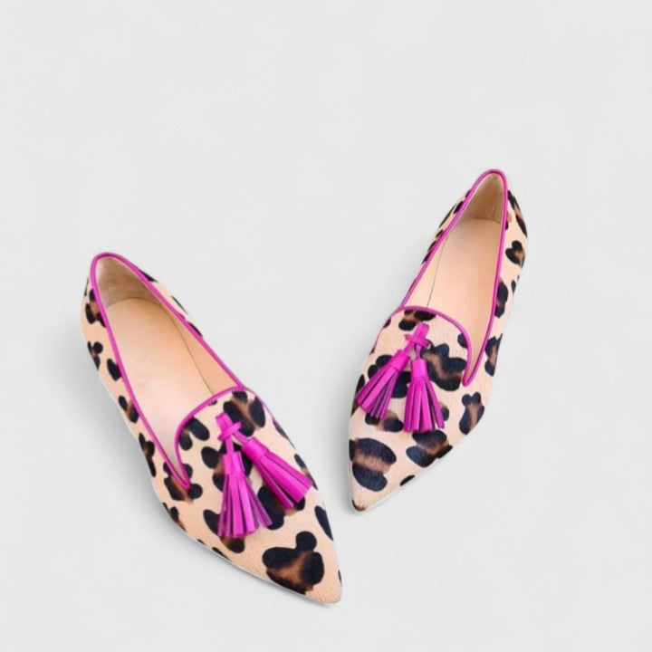 Blasa | Mocasines Rosa y Dorado