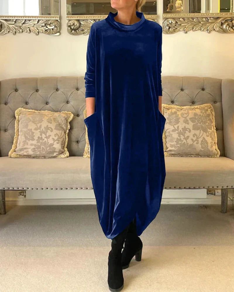 Albaida | Vestido Terciopelo Relajado