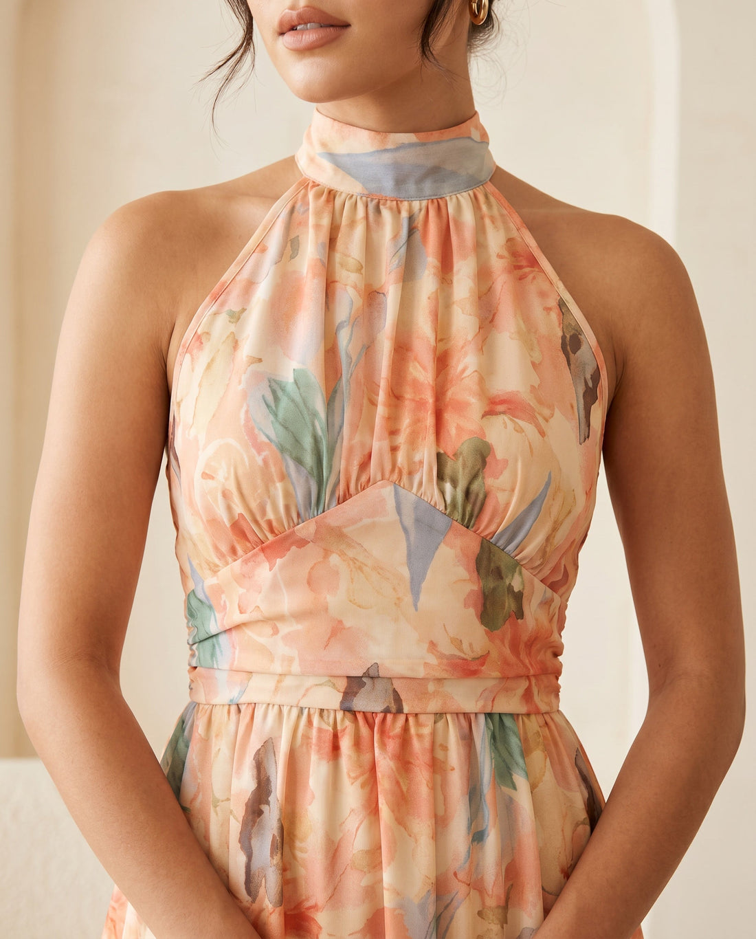Aída | Vestido Largo Cuello Halter