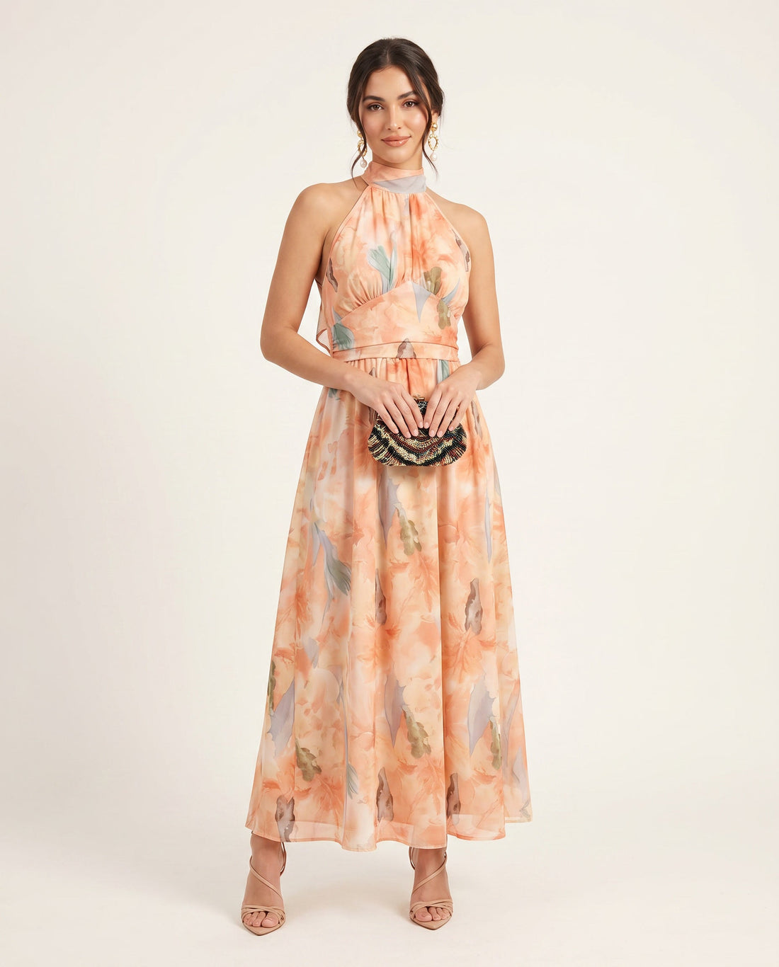 Aída | Vestido Largo Cuello Halter