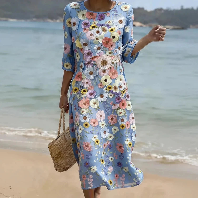 Iraide | Vestido Casual Estampado Floral
