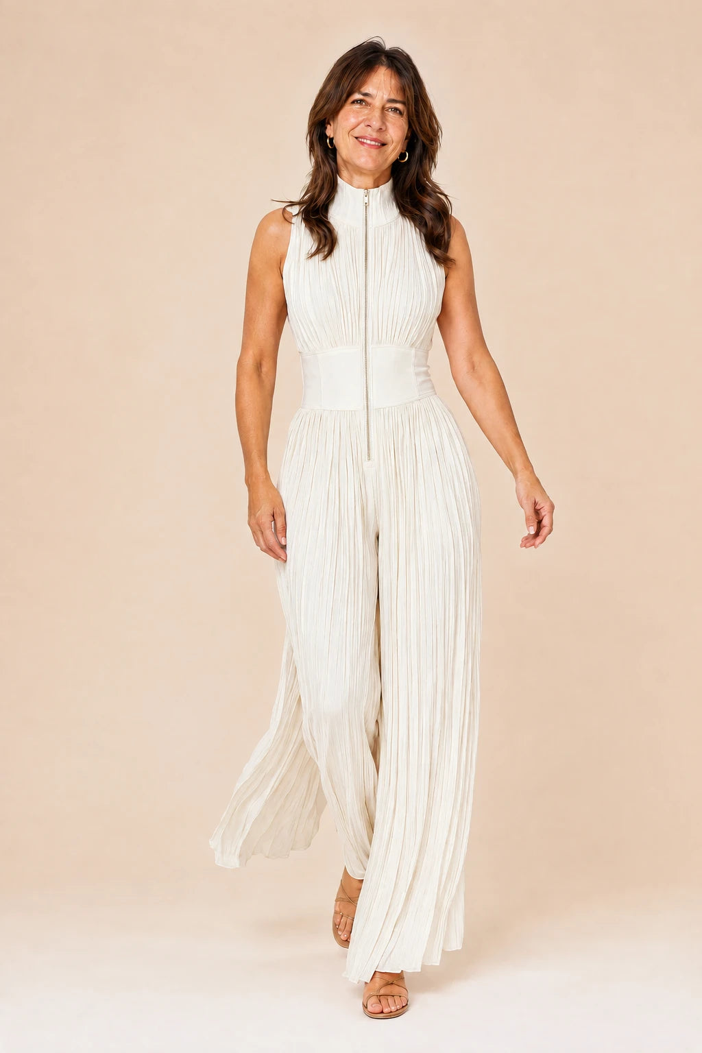 Flor | Mono Chiffon Plisado