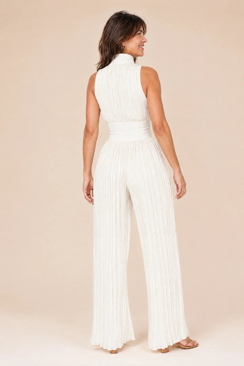 Flor | Mono Chiffon Plisado