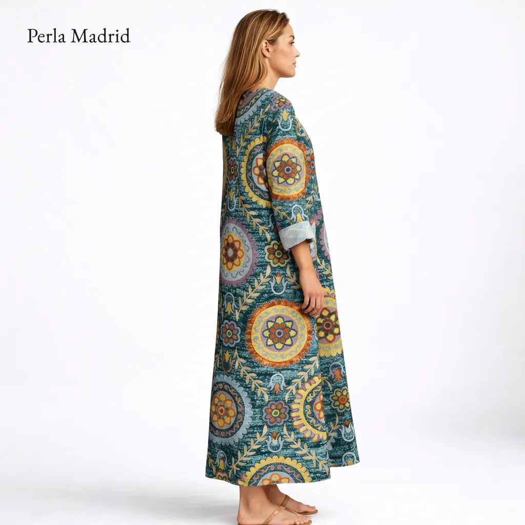 Aizpea | Vestido Midi Geométrico*