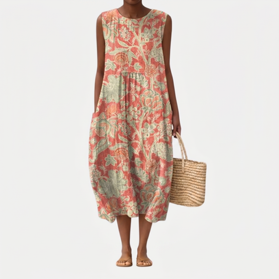 Josune | Vestido midi de uso diario