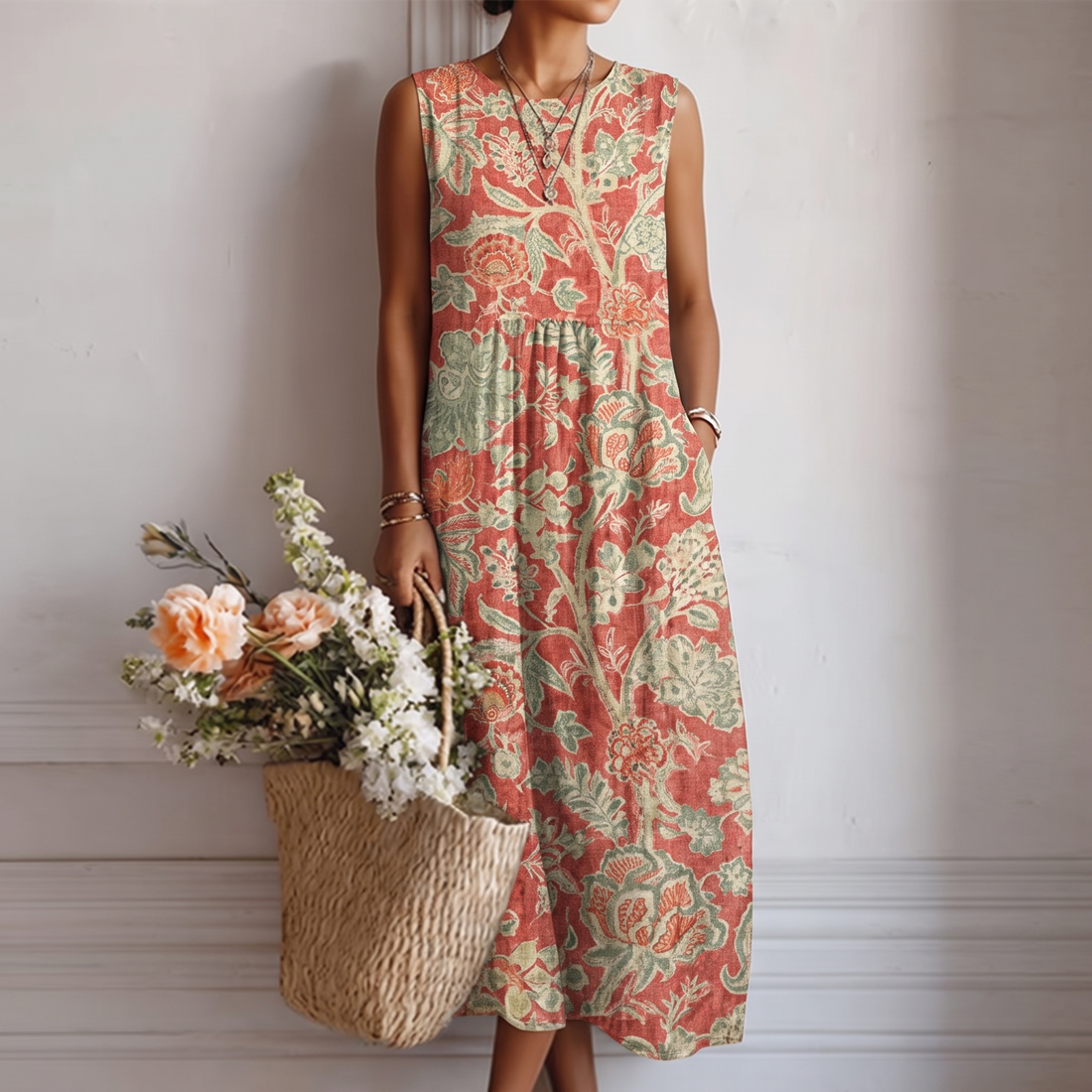 Josune | Vestido midi de uso diario