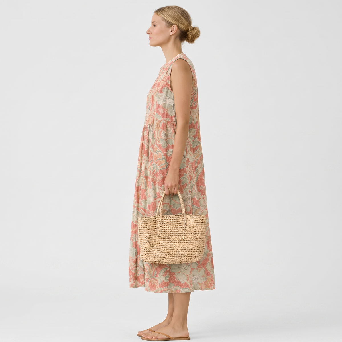 Josune | Robe Midi de Uso Diario
