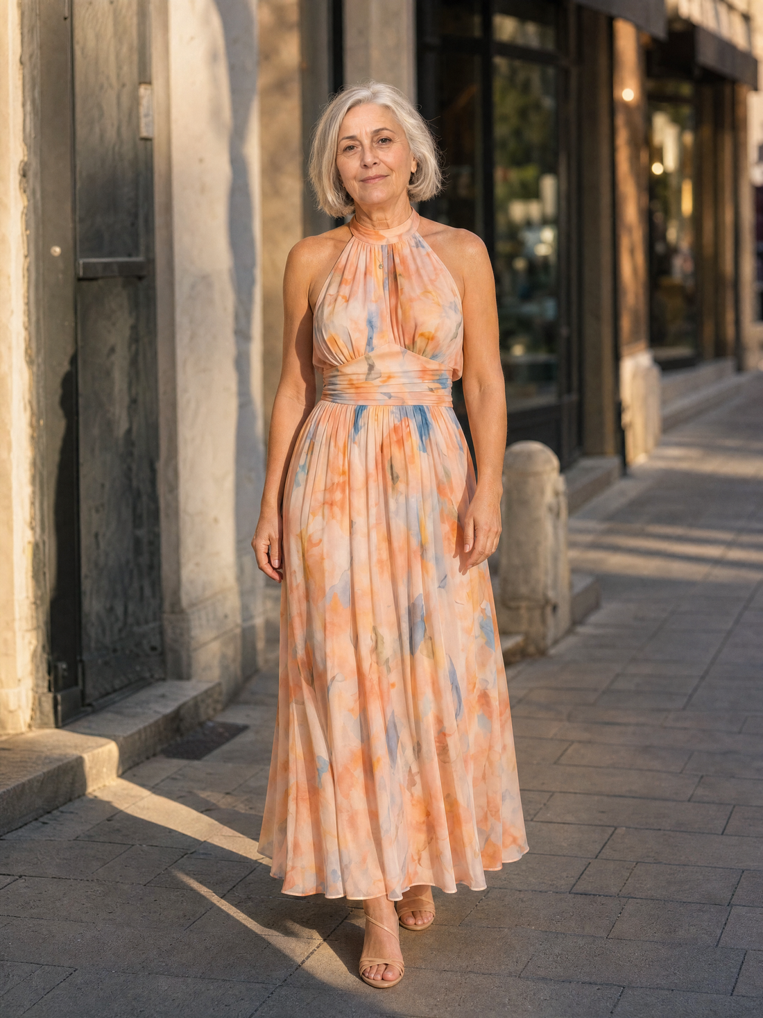 Aída | Vestido Largo Cuello Halter