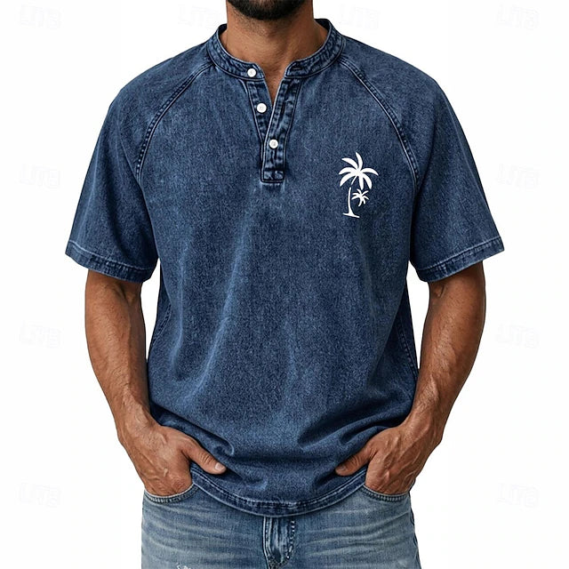 Adrián | Camisa vaquera de algodón de corte relajado