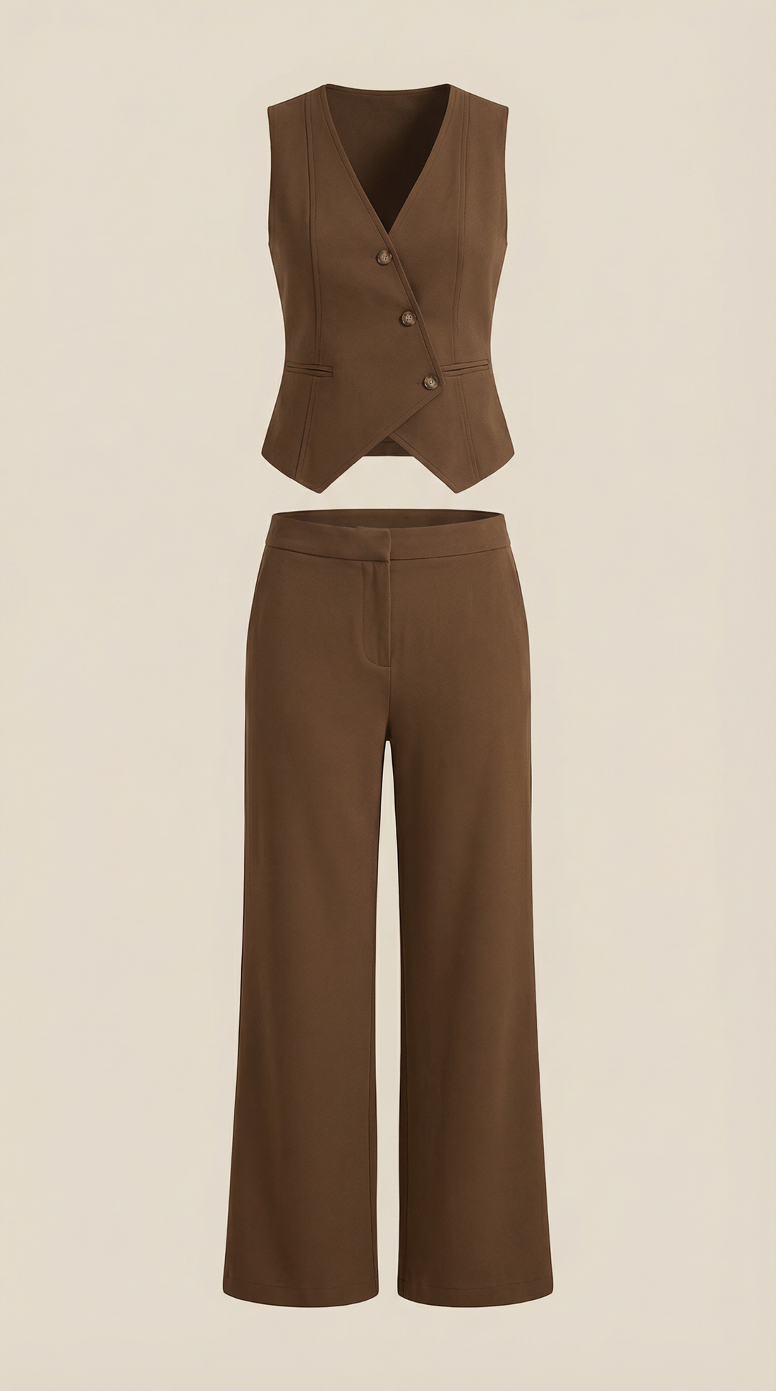 Elise | Women's V-neck Two-Piece Elegant Suit