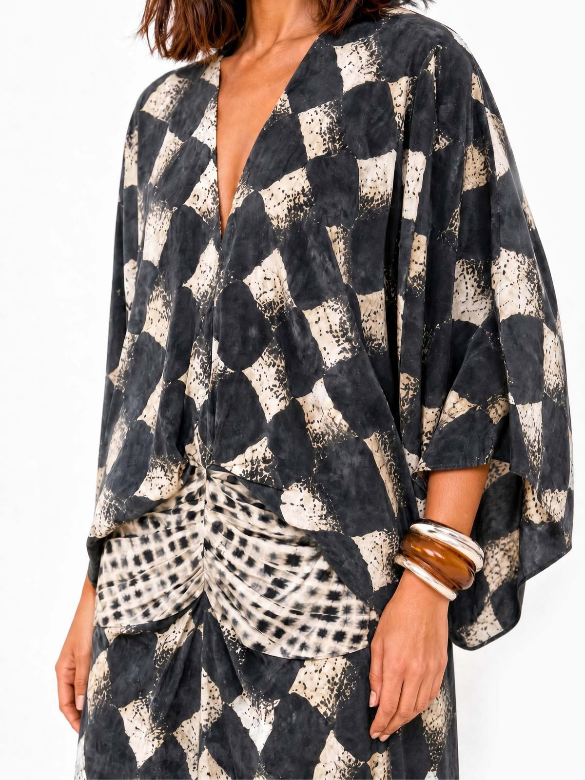 Hermenegilda | Vestido Maxi Mosaico Mediterráneo