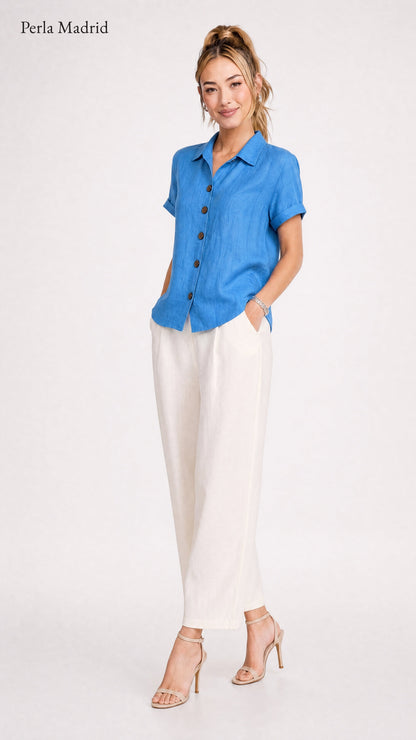 Carmen | Blusa de algodón con botones