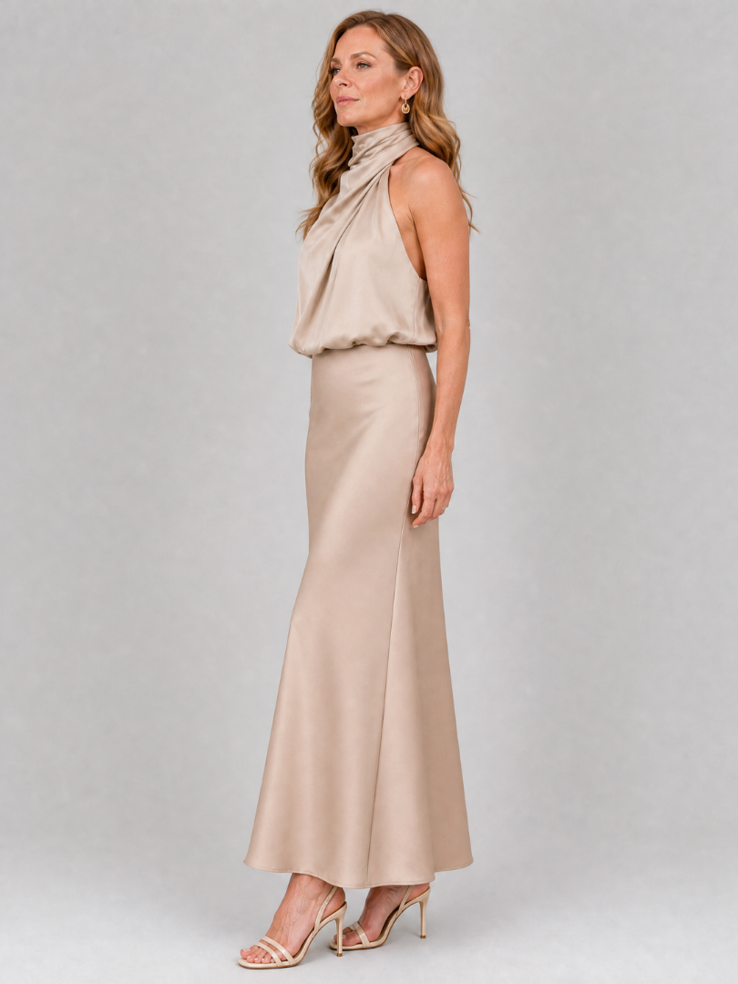 Alessandra | Vestido Midi Sin Mangas