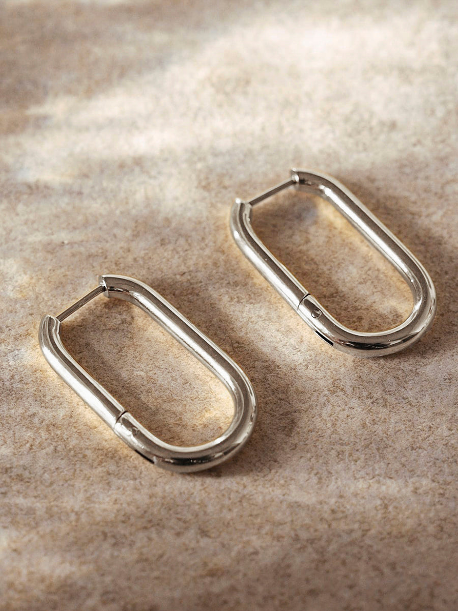 Large "U" Lurea Hoops