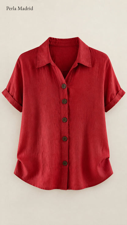 Carmen | Blusa de algodón con botones