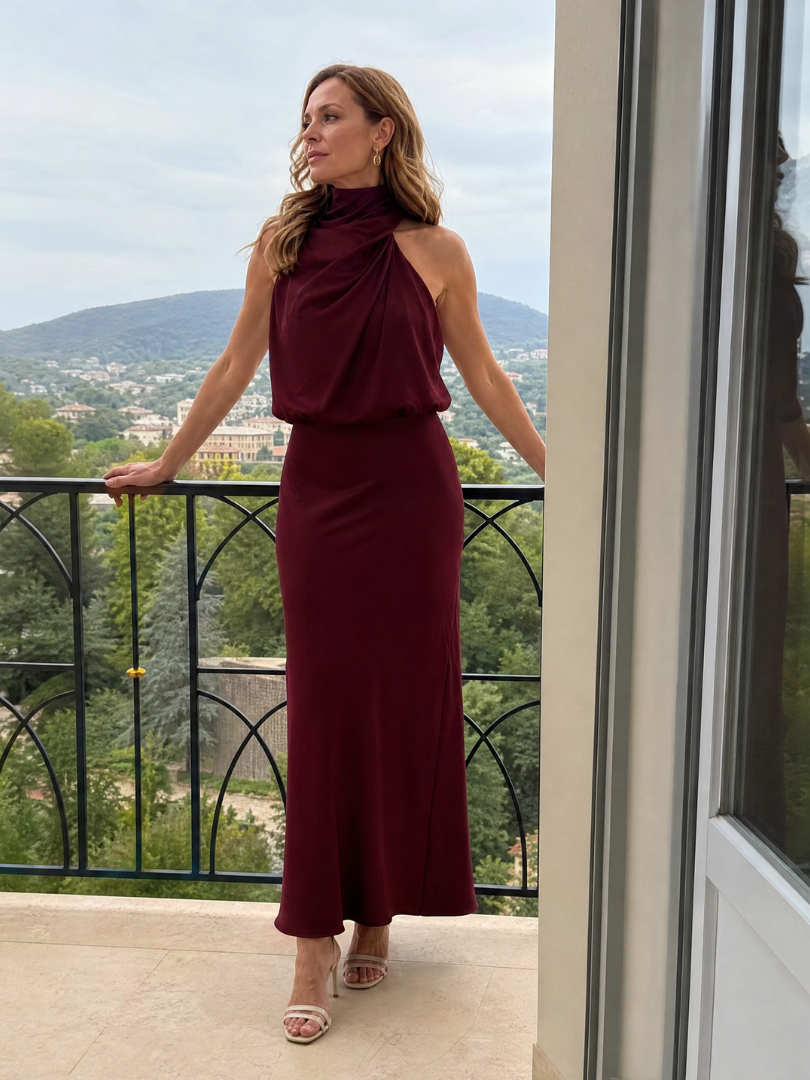 Alessandra | Vestido Midi Sin Mangas