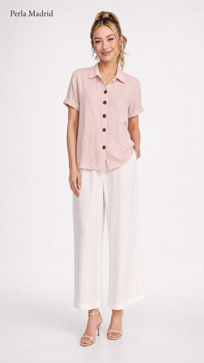 Carmen | Blusa de algodón con botones