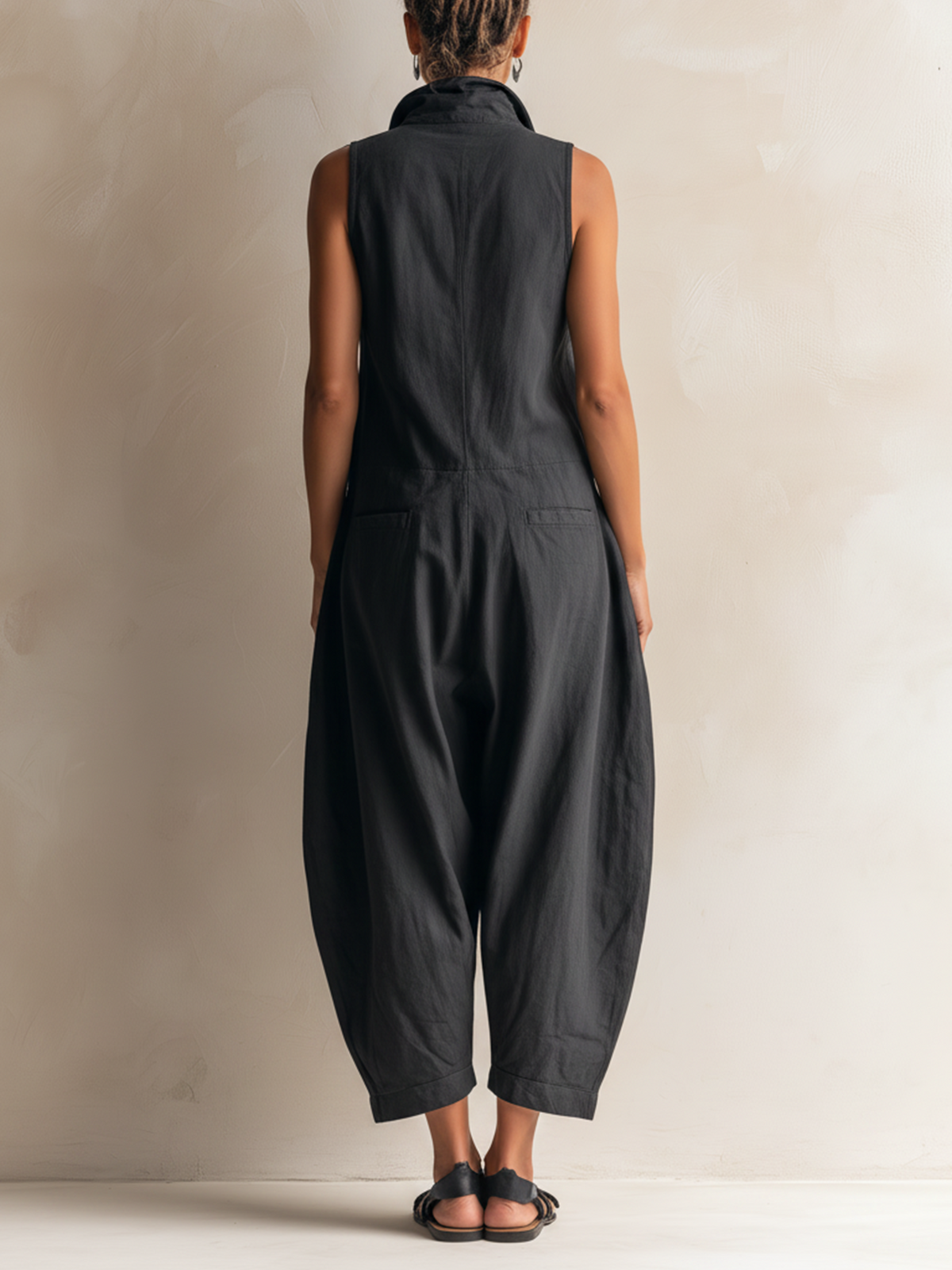 Macarena | Mono Siena Sin Mangas Cropped