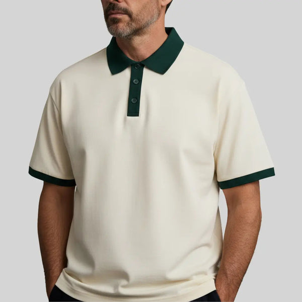 Jaime | Polo con cuello en contraste