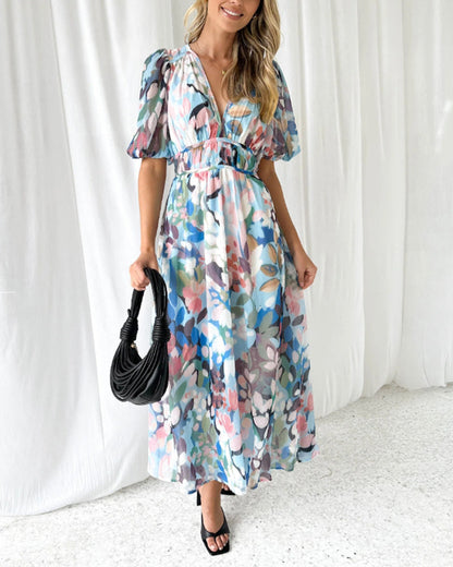 Itziar | Vestido maxi floral