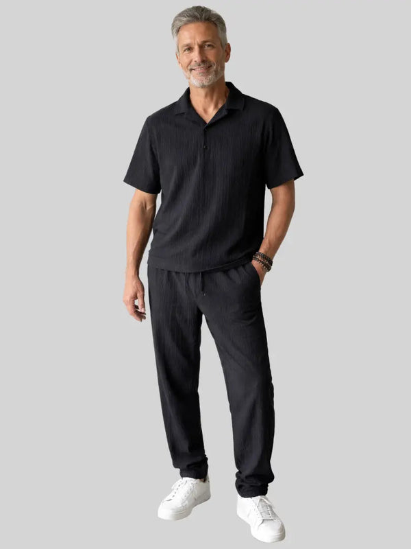 Gabriel | Conjunto de polo y pantalón de algodón
