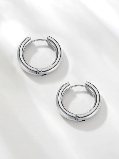 Medium Glitter Hoops 24mm