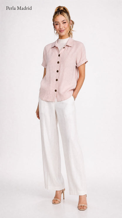 Carmen | Blusa de algodón con botones