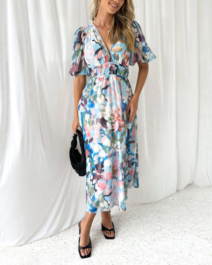 Itziar | Vestido maxi floral