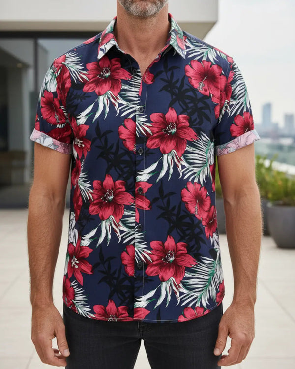 Bruno | Camisa con estampado floral