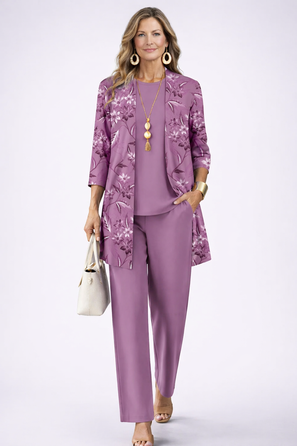 Carina | Conjunto Elegante de Tres Piezas