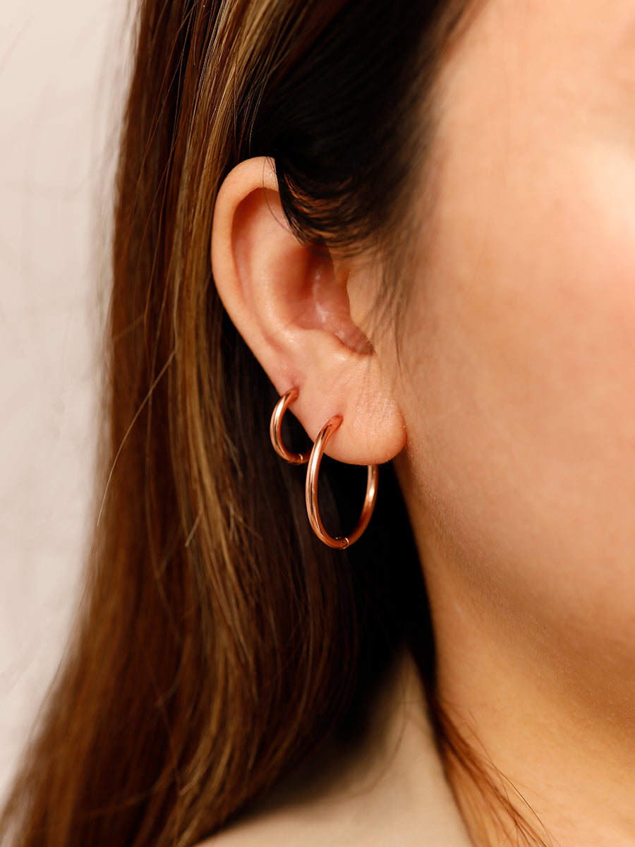 Aros finos pequeños de 14 mm