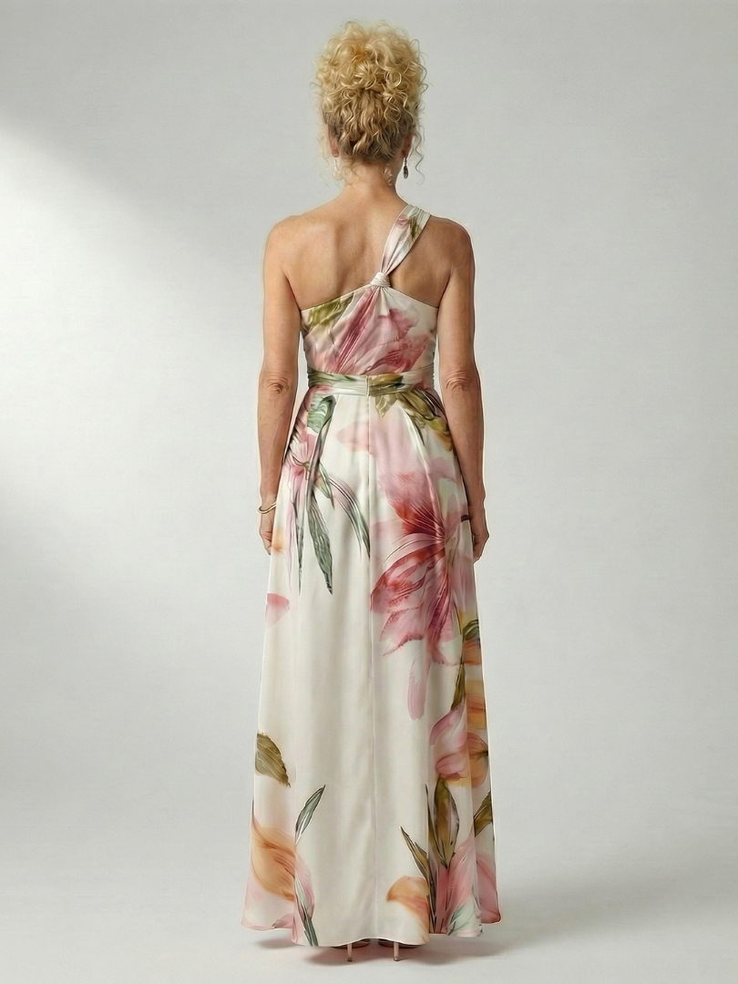 Isolda | Vestido Maxi Floral Halter