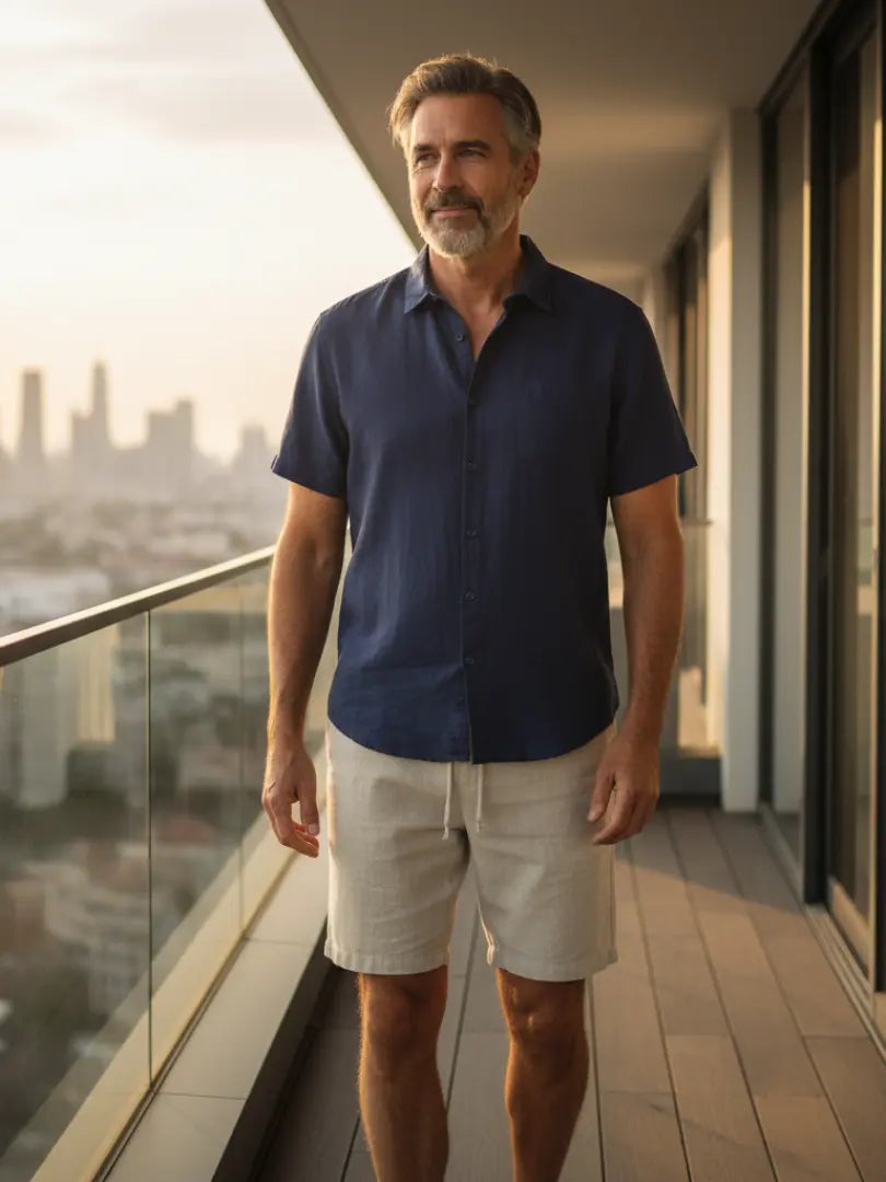 Enrique | Camiseta de lino de elegancia natural