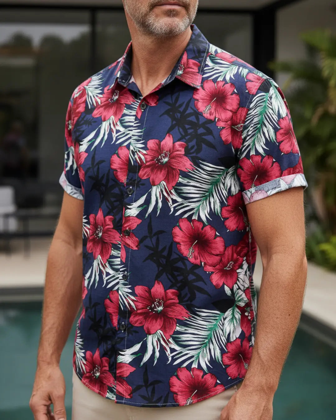 Bruno | Camisa con estampado floral