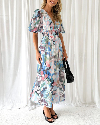 Itziar | Vestido maxi floral