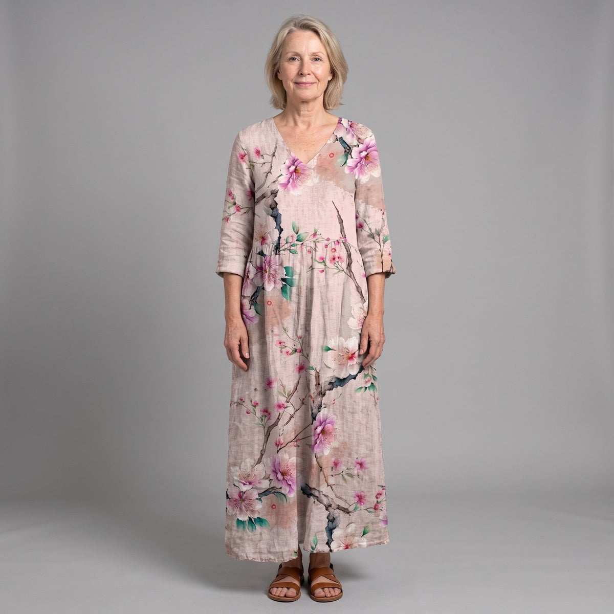 Dolça | Vestido midi floral de verano
