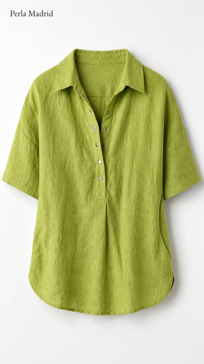 Celia | Blusa con cuello y botones